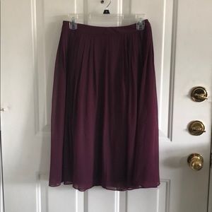 White House black market midi skirt